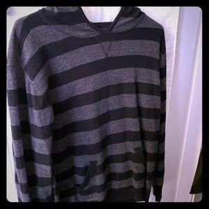 Men’s large paper denim and cloth sweatshirt